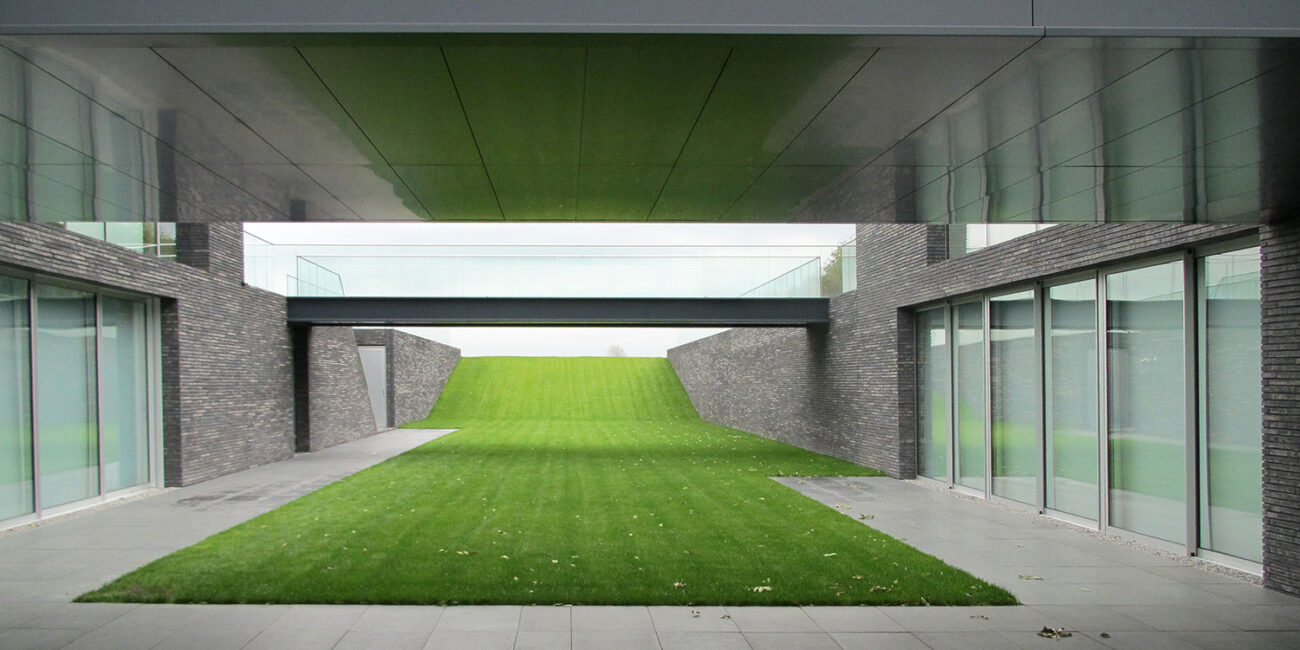 Moderne villatuin Slagenlandschap