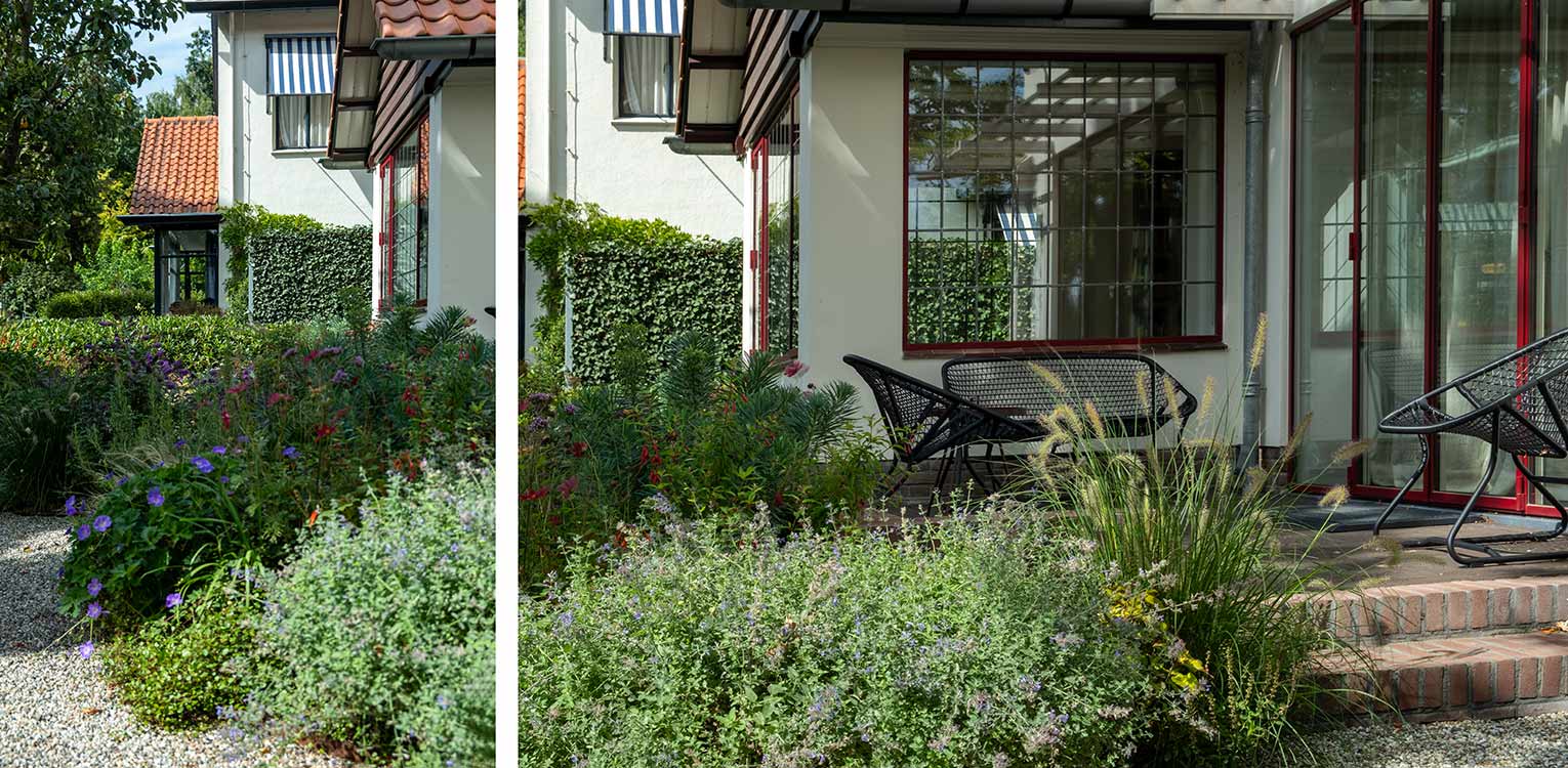 tuinontwerp-stadstuin-Arnhem-gemetselde -trap-denkers-in-tuinen-Apeldoorn-tuinarchitectuur