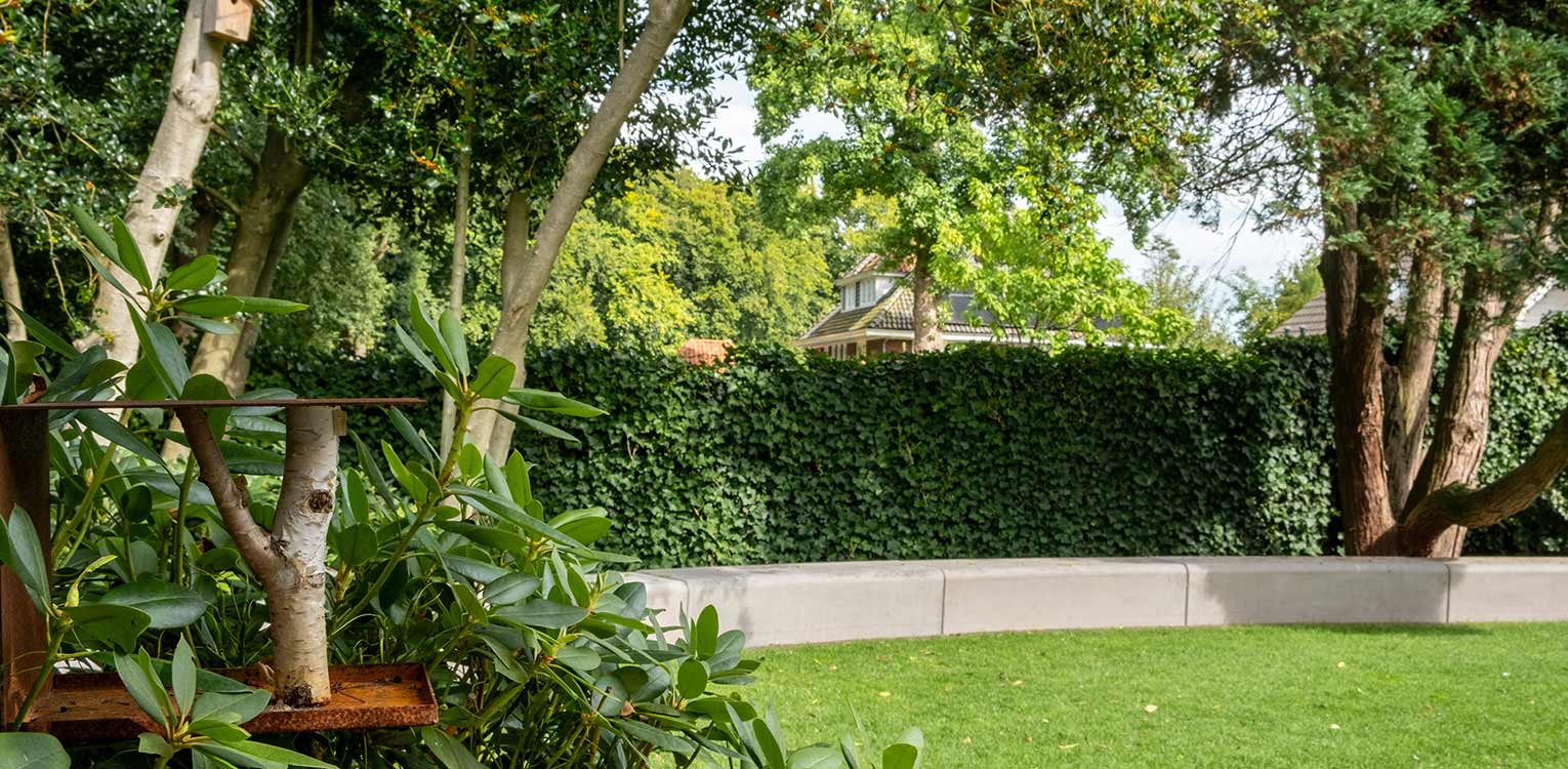 tuinontwerp-stadstuin-Arnhem-verdiept-grasveld-betonrand-denkers-in-tuinen-Apeldoorn-tuinarchitectuur